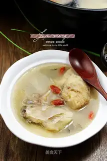 Milky-and-coffee soup