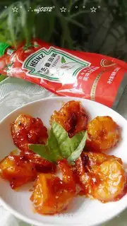 Cheese juice and back shrimp