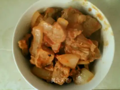 Onion tomato beef