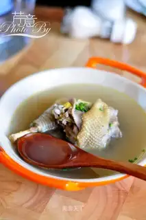 The chicken soup