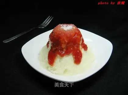 Cheese and salad mashed potatoes
