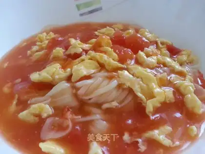Tomato eggs for noodles