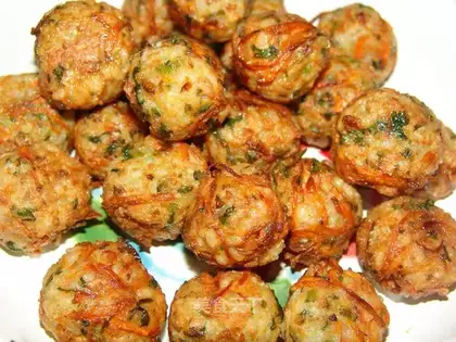 Rice radish balls