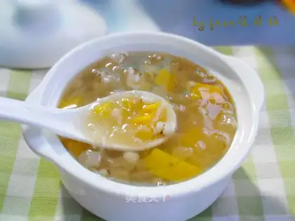 Silver-eared rice and sweet potatoes