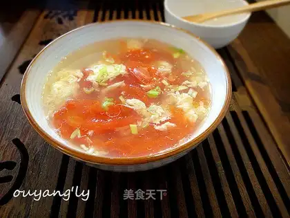 Potato egg soup