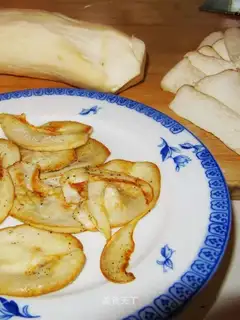 Fried pepper abalone mushrooms