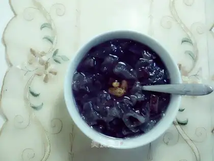 Purple potato silver ear soup