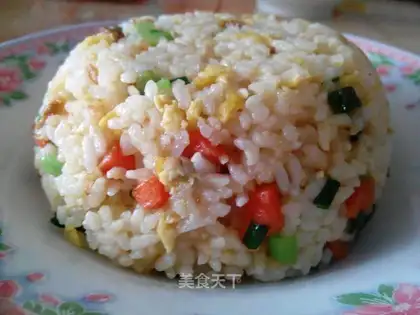 Onion fried rice