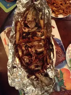 The oven roasted the bass