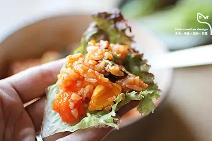A mix of rice
