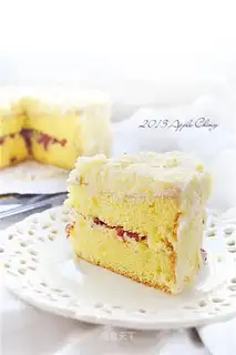 Butter almond cake