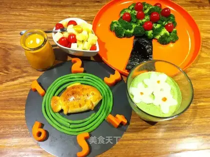 Mother-child creative children's meals