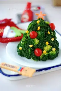 Christmas tree salad