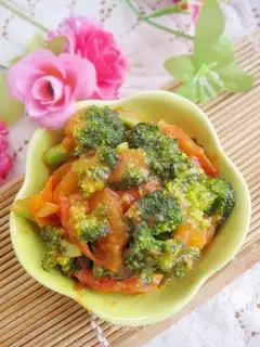 Cheese and broccoli