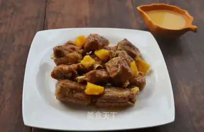 Orange juice ribs