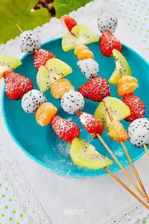 A string of fruits