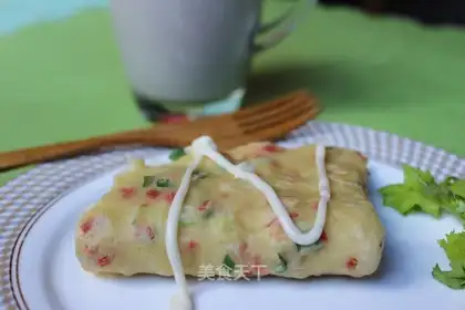 Onion omelet