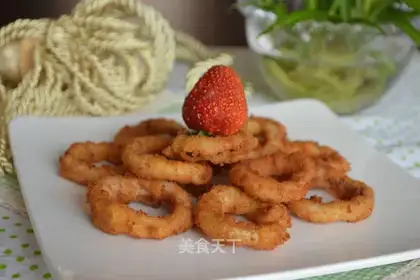 Fried squid rings
