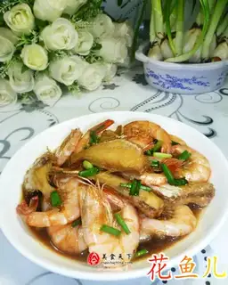 Rubber fish and shrimp