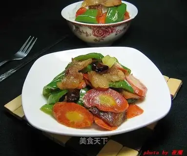 Cream peppers, carrots