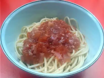 Spaghetti ketchup