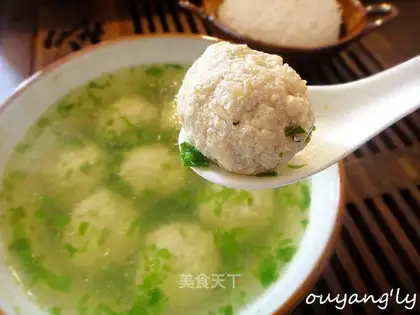 Tofuball soup