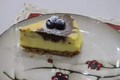 Marble cheesecake