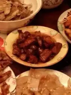 Scrambled meat