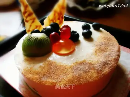 Yogurt mousse cake