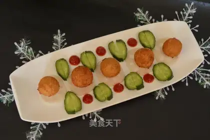 Fried bean saloon balls
