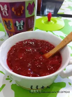 Homemade strawberry jam