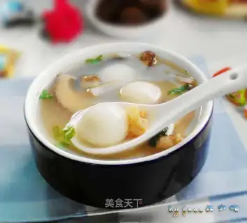 It's salty soup