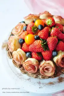 Rose basket cake