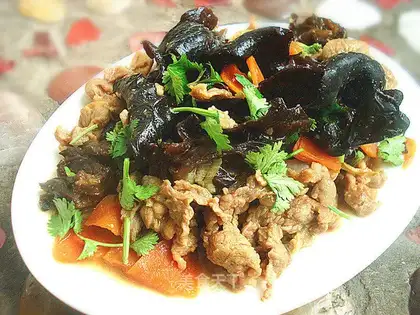 Carrot and meat