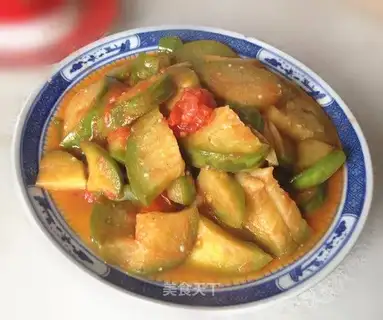 Tomato fried eggplant