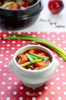 Spicy lamb soup