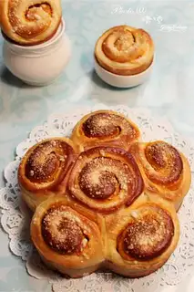 ♪ Red potato flower bread ♪
