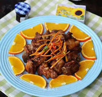 Orange ribs