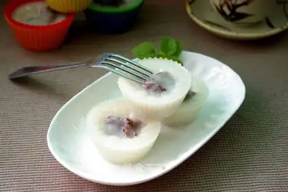 Milk and rice cake