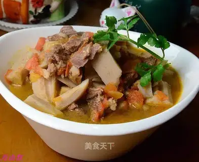 Cheese and beef stew