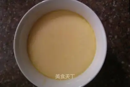 Milk steamed eggs