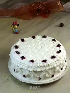 A mackerel cake