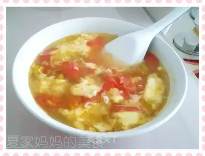 Tomato egg soup