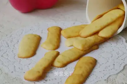 Yogurt finger cookies