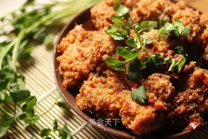 Spicy powdered ribs