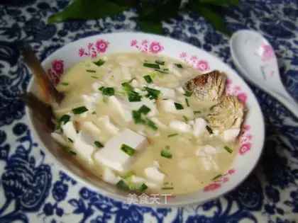 Yellow tofu soup
