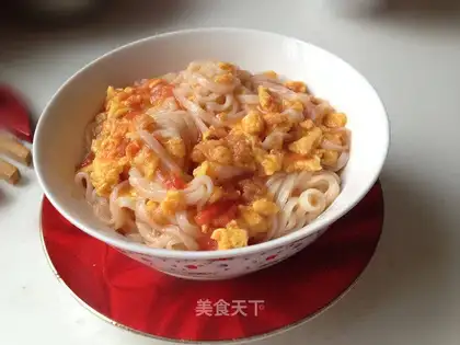Tomato eggs for noodles