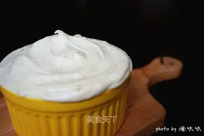 Vanilla butter sauce