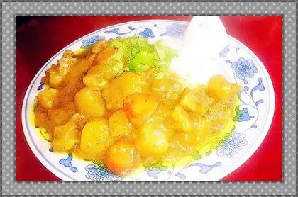 Coconut curry chicken