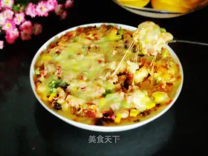 Rice pizza